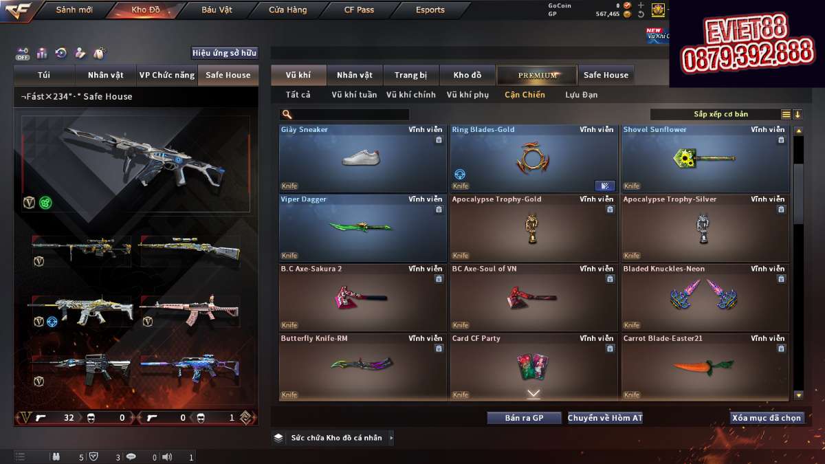shop acc cf uy tin gia re